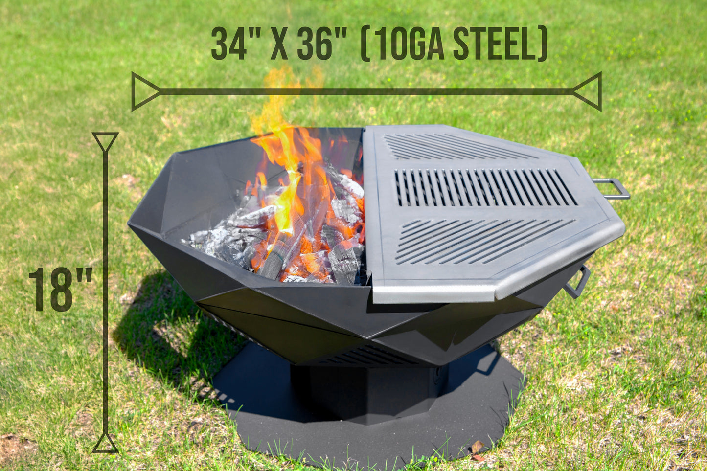 Nordic Glow Fire Pit (GeoMetric)