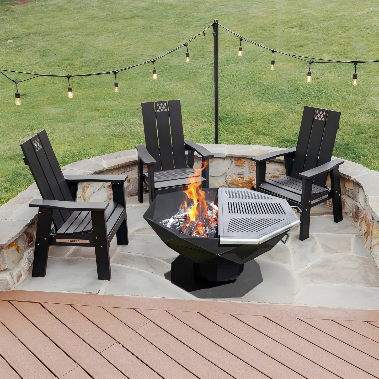 Nordic Glow Fire Pit (GeoMetric)