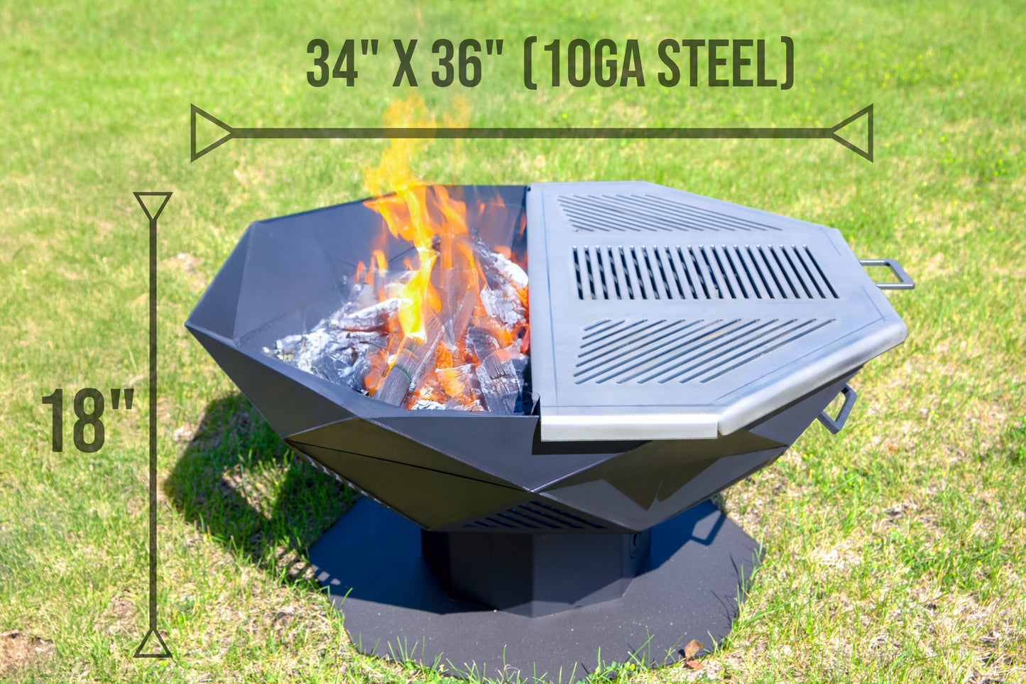 Nordic Glow Fire Pit (GeoMetric)