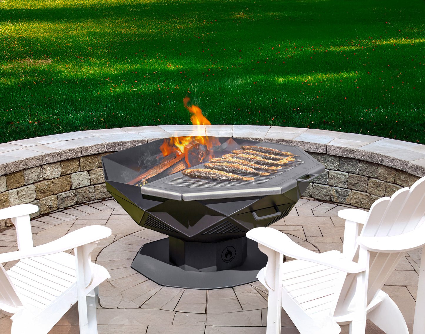 Nordic Glow Fire Pit (GeoMetric)