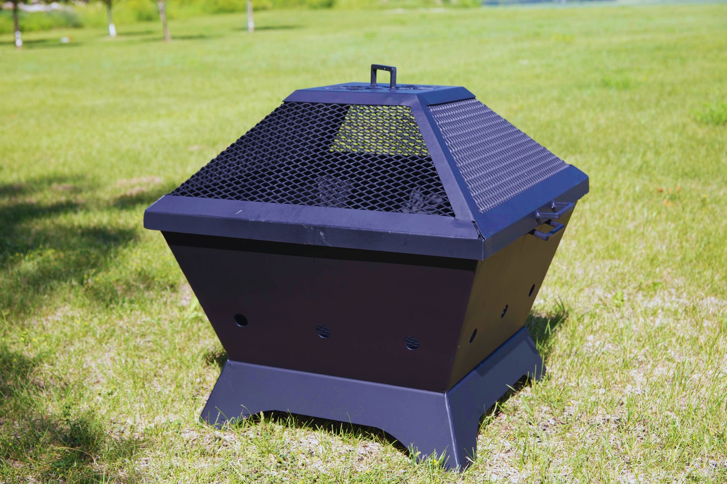 EmberShield Square Firepit (Slanted Square)