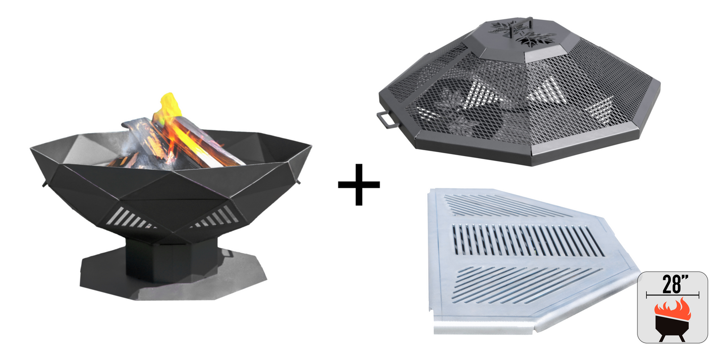 Nordic Glow Fire Pit (GeoMetric)