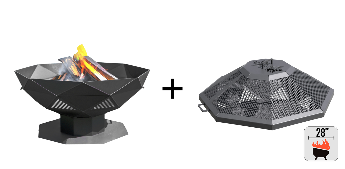 Nordic Glow Fire Pit (GeoMetric)