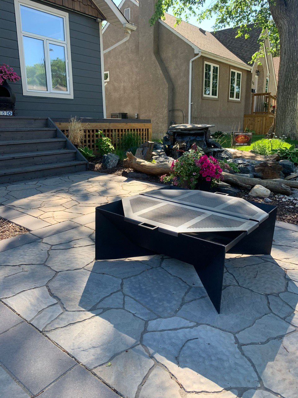 Prairie Edge Square Firepit (Square)