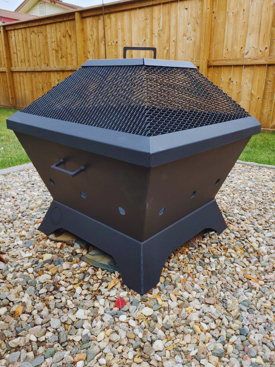 EmberShield Square Firepit (Slanted Square)