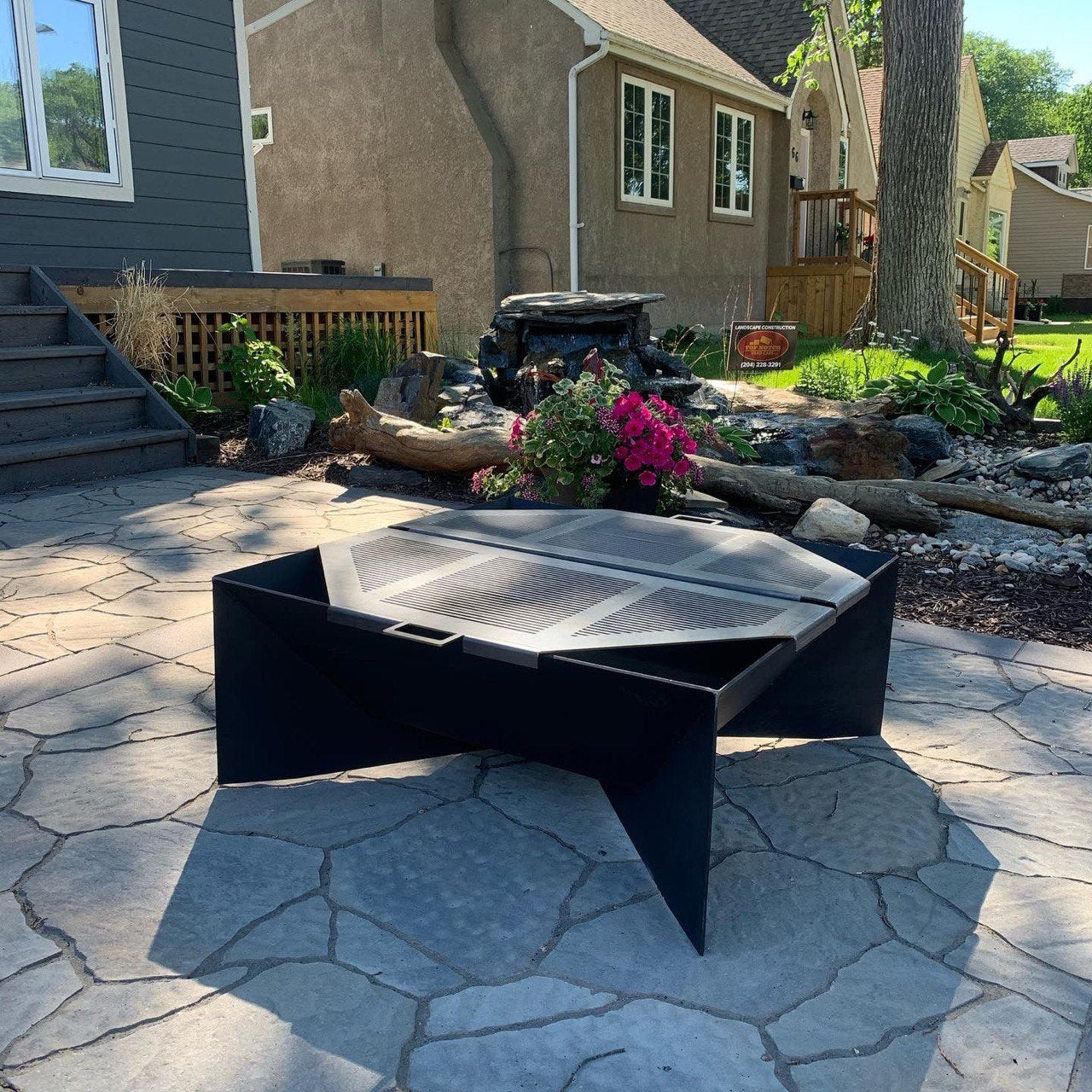 Prairie Edge Square Firepit (Square)