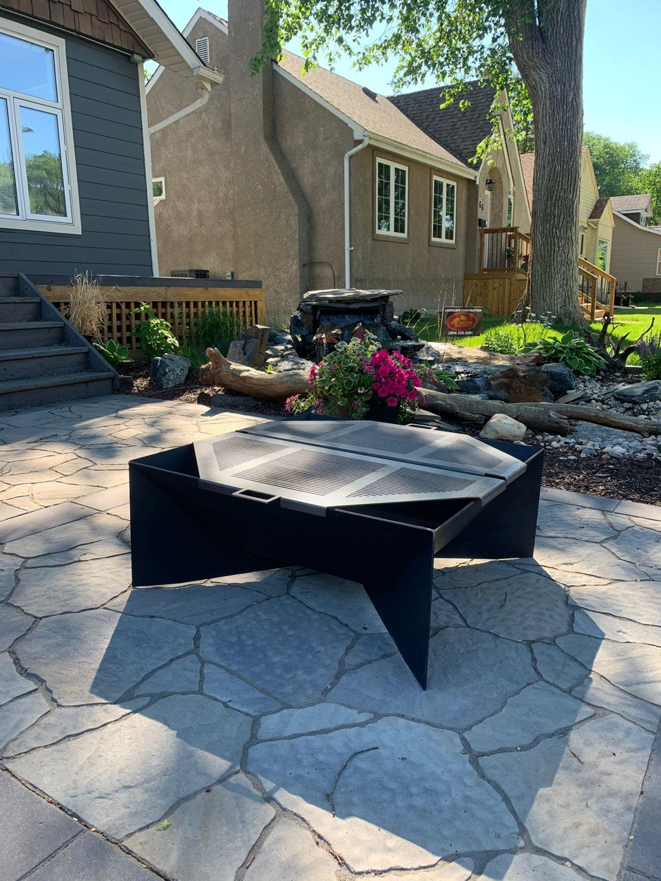 Prairie Edge Square Firepit (Square)